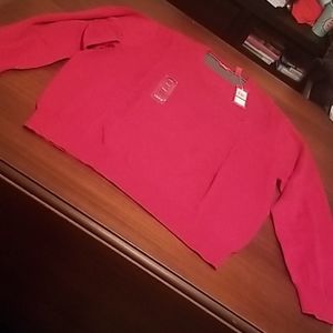 IZOD Mens Sweater Rio Red NWT